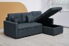 Picture of DARIA Reversible Sectional Sofa/Sofa Bed with Storage and Cup Holders