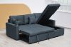 Picture of DARIA Reversible Sectional Sofa/Sofa Bed with Storage and Cup Holders
