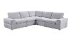 Picture of LUXEON Sectional Modular Sofa with Ottoman & Storage Console Hidden Cup Holders & Wireless Charging & USB Ports