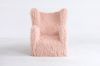 Picture of [FLOOR MODEL CLEARANCE]  WHIMSY Long-Pile Fabric Lounge Chair (Pink)
