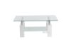 Picture of  [FLOOR MODEL CLEARANCE] HORIZON Glass Coffee Table (White)