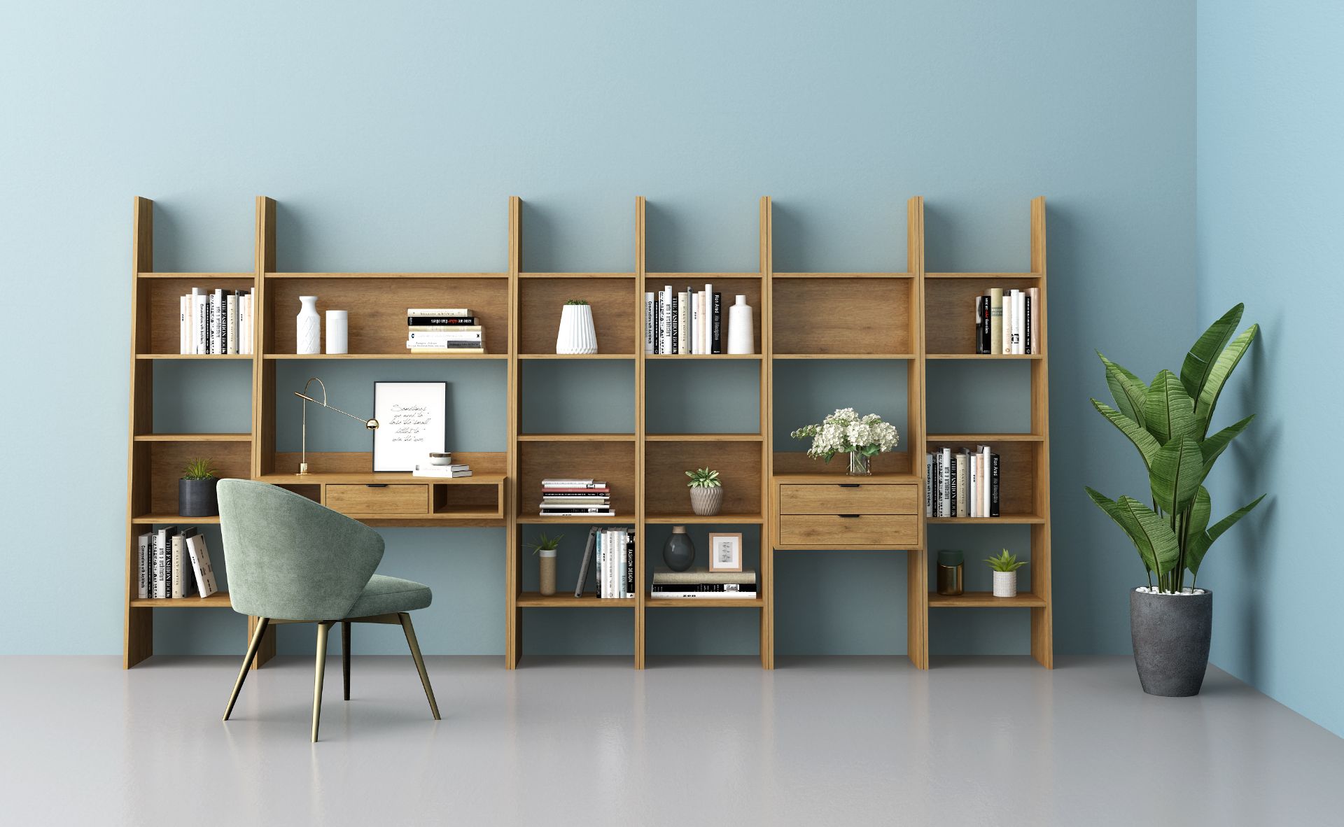 URBAN 120 Work Desk (Oak Color)