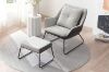 Picture of  [FLOOR MODEL CLEARANCE] ARMONDO Lounge Chair with Ottoman