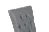 Picture of [FLOOR MODEL CLEARANCE] SOMMERFORD Tufted Fabric Upholstered Dining Chair (Dark Grey)