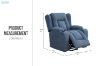 Picture of [FLOOR MODEL CLEARANCE] HOPPER Fabric Power Lift Chair (Grey)