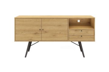Picture of [FLOOR MODEL CLEARANCE] BALTIC 150 2 Door 2 Drawer Wooden Sideboard/Buffet (Oak Colour)