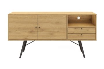Picture of [FLOOR MODEL CLEARANCE] BALTIC 150 2 Door 2 Drawer Wooden Sideboard/Buffet (Oak Colour)