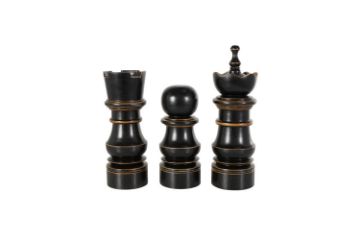 Picture of 650-011 Large Teak Root Chess Sculptures – Handcrafted Decorative Pieces
