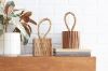 Picture of 650-023 Teak Root Door Stopper Sculpture - Set of 2 (12cmx12cm)