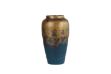 Picture of 363-022 Golden and Turquoise Dichroic Ceramic Vase