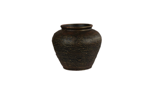 Picture of 363-017 Vintage Crackle Ceramic Vase