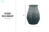 Picture of 363-019 Speckled Glaze Ceramic Vase