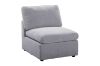 Picture of LUXEON Sectional Modular Sofa Range - 4PC Chaise Facing Left Combo Set (RAF Armchair + Armlessx2 + Corner)