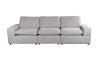 Picture of LUXEON Sectional Modular Sofa Range - 4PC Chaise Facing Left Combo Set (RAF Armchair + Armlessx2 + Corner)