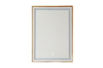 Picture of 339-009 H80 Golden Right Angle Wall mirror with LED Light