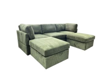 Picture of WINSLOW Corduroy Fabric Ottoman