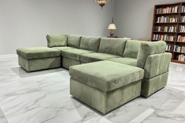 Picture of WINSLOW Corduroy Fabric Modular Sofa Range - 6PC Big Combo Set