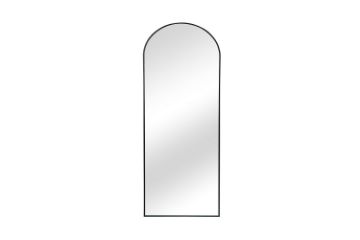 Picture of 339-037 H162 Black Arch Aluminum Alloy Stand Mirror