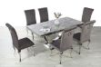 Picture of NUCCIO 200 Marble Top Stainless 7PC Dining Set