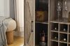 Picture of KENZO 80 One-Door Storage Wine Cabinet/Buffet(Grey)