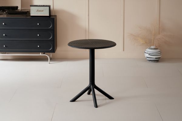 Picture of FLORINA H75 Round Dining Table - UV, Water & Moisture Resistance (Black)