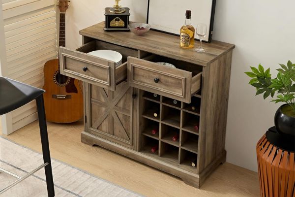 Picture of ODESSA 100 Wine Cabinet/Buffet with 2 Drawers