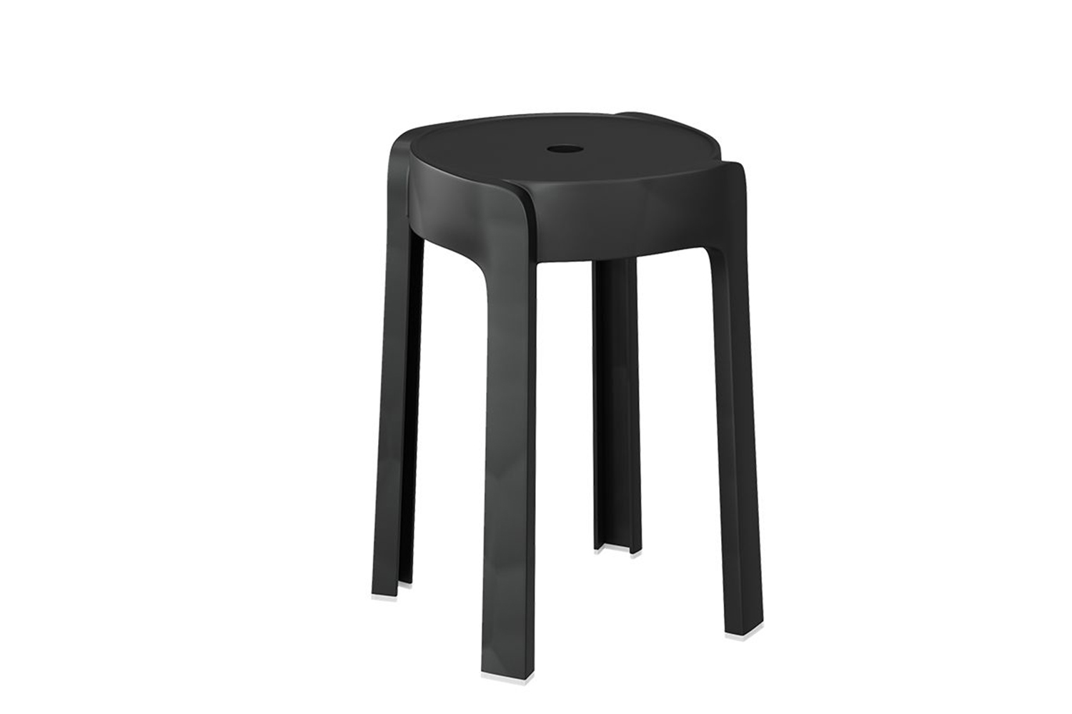 NAXOS Stackable Stool (Black)