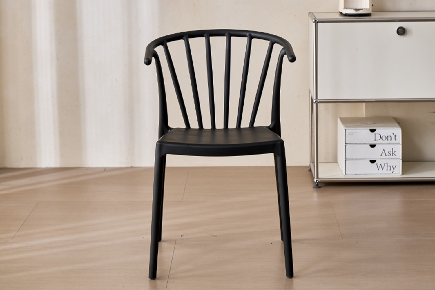 ZELMA Dining Chair - UV, Water & Moisture Resistance (Black)