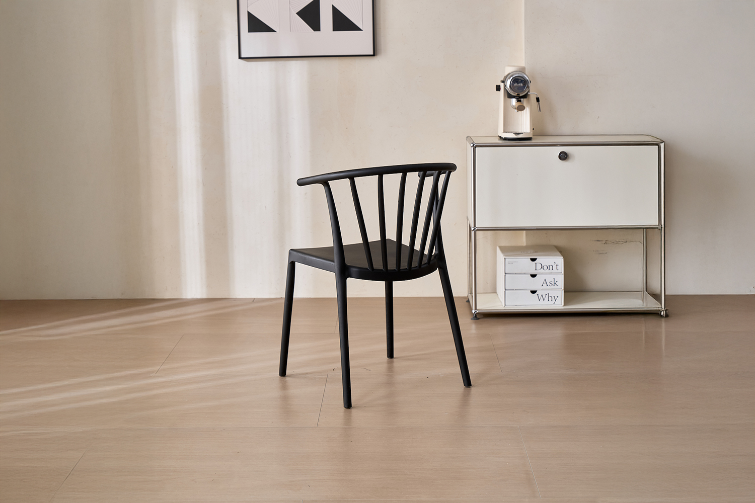 ZELMA Dining Chair - UV, Water & Moisture Resistance (Black)