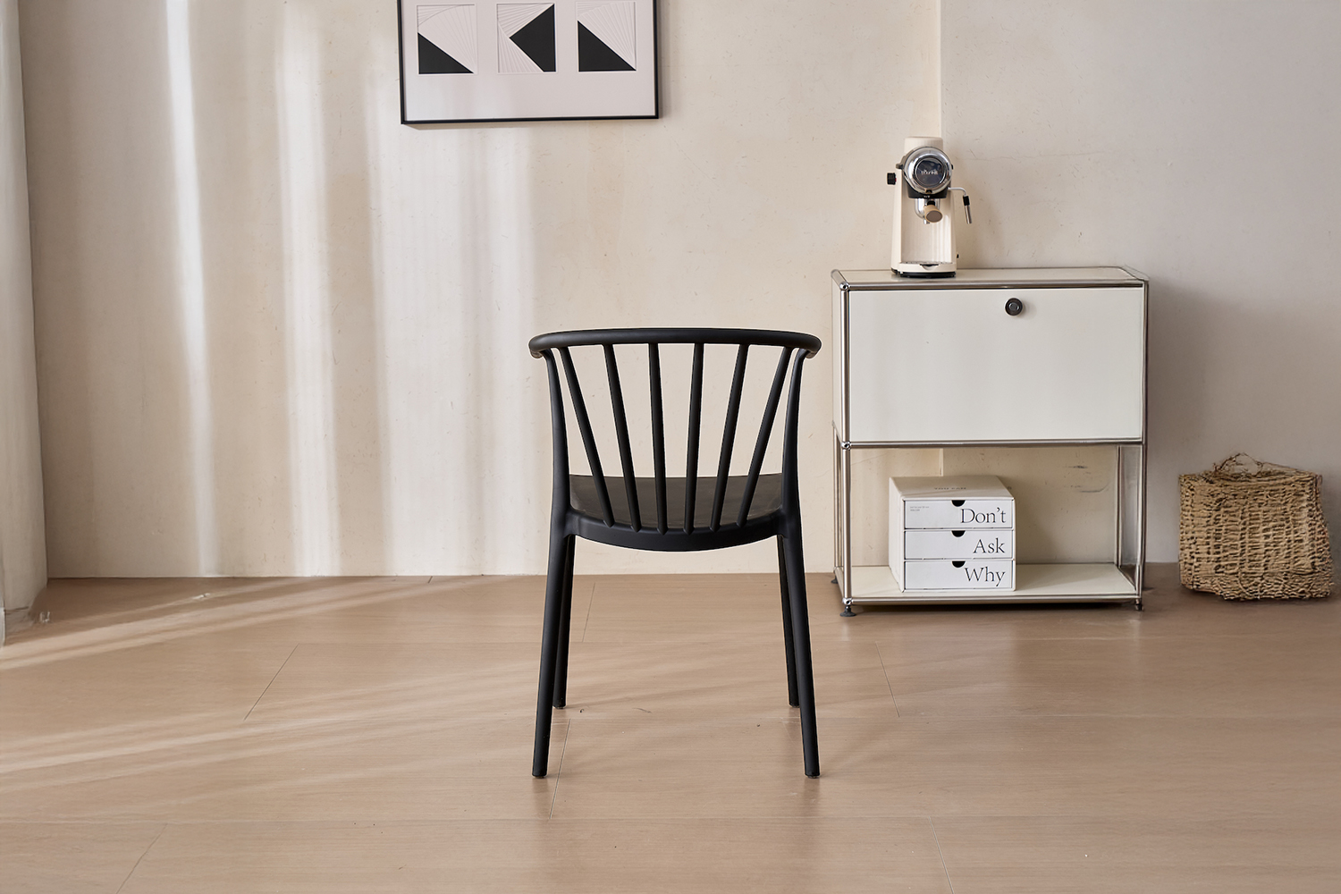 ZELMA Dining Chair - UV, Water & Moisture Resistance (Black)