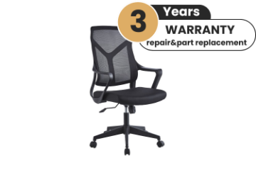 Picture of ELYSIAN Mid Back Office Chair (Black)