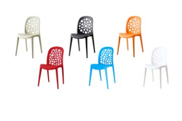 Picture of ANTHEA Stackable Cafe Chair/Dining Chair (Multiple Colours) - UV, Water & Moisture Resistance