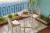 Picture of OTIS D68 Tempered Glass Top Dining/Bar Table (Golden)