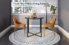 Picture of OTIS D68 Tempered Glass Top Dining/Bar Table (Black)