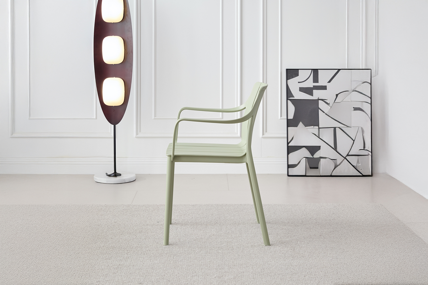 TUFEX Dining Chair - UV, Water & Moisture Resistance (Green)