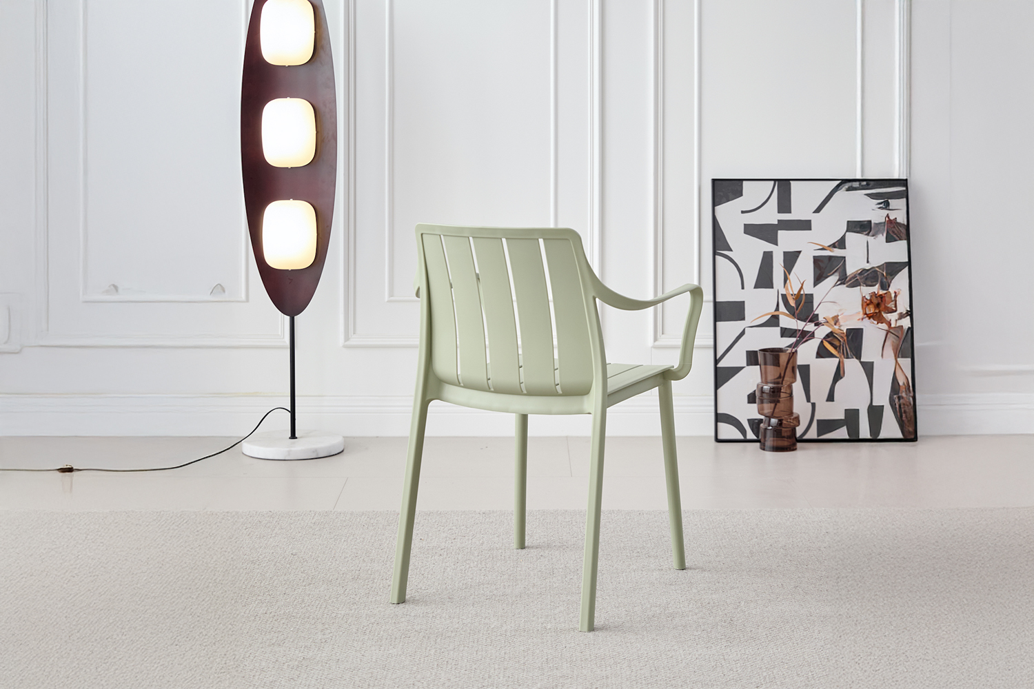 TUFEX Dining Chair - UV, Water & Moisture Resistance (Green)