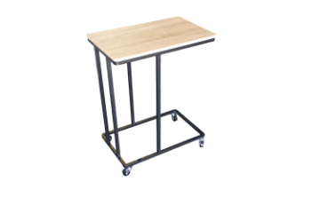 Picture of HALLIE 50 Mobile Accent Table with Wheels