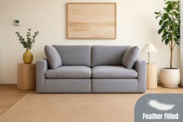 Picture of FAIRFIELD Feather-Filled Sectional Modular Sofa Range - 2PC Combo Set (Cornerx2)
