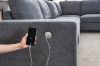 Picture of OSAKA Sectional Sofa (Grey) - Chaise Facing Right without Ottoman