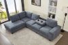 Picture of OSAKA Sectional Sofa (Grey) - Chaise Facing Left without Ottoman