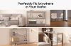 Picture of JOSEF 90 Tempered Glass Console Table with 3 Tiers