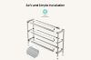 Picture of JOSEF 90 Tempered Glass Console Table with 3 Tiers