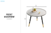 Picture of SAYGORE D60 Side Table (Off White)