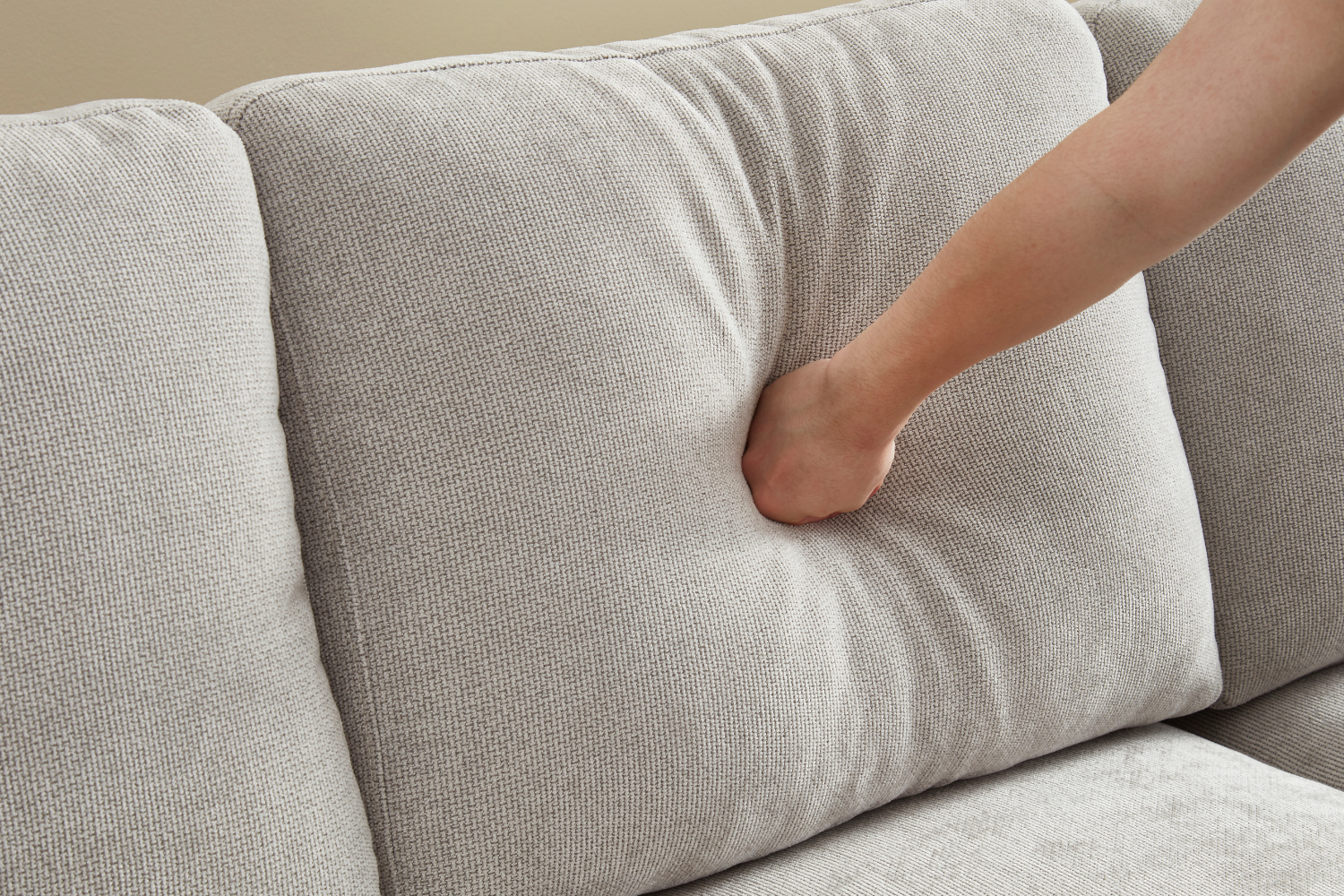 OSAKA Sectional Sofa (Light Color) - Chaise Facing Right without Ottoman