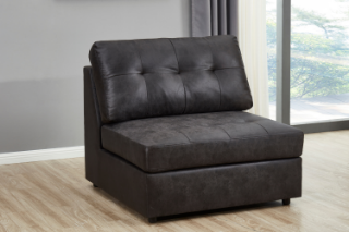 Picture of AUSTEN Foil-Printed Fabric Modular Sectional Sofa Range - Armless