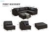 Picture of AUSTEN Foil-Printed Fabric Modular Sectional Sofa Range - Arm Facing Left