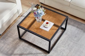 Picture of TOBAGO 68 Square Tempered Glass Coffee Table