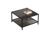 Picture of TOBAGO 68 Square Tempered Glass Coffee Table (Black) 