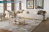 Picture of TOBAGO 68 Square Tempered Glass Coffee Table (Golden)