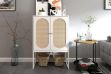 Picture of FRIDA 2-Door Rattan High Sideboard/Storage Cabinet